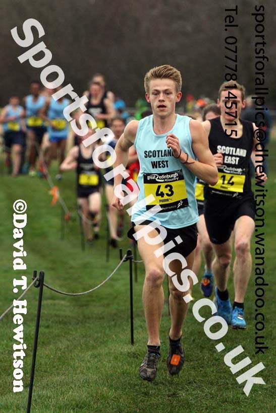Senior and junior mens Inter-District, 2017 Great Edinburgh Cross Country. Photo: David T. Hewitson/Sports for All PIcs